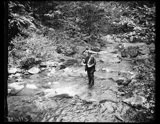 Herbert Hoover fishing