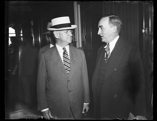 Harold Ickes, left