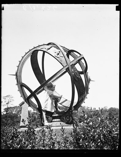 Child with armillary sphere, Meridian Hill Park, Washington, D.C.