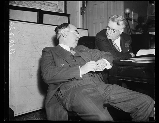 Royal S. Copeland, right