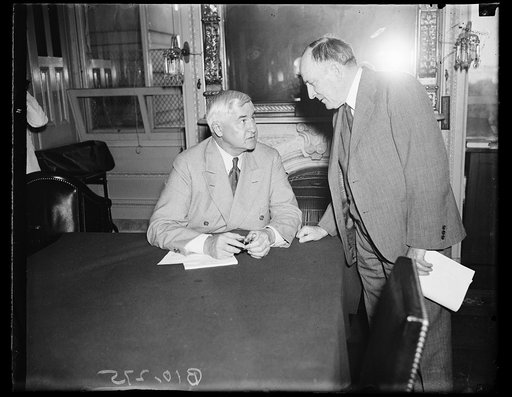 Jesse H. Jones, left