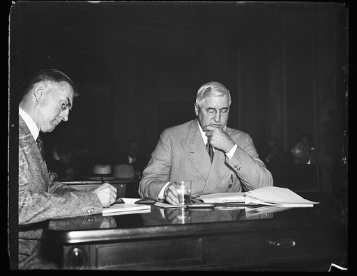 Jesse H. Jones, right