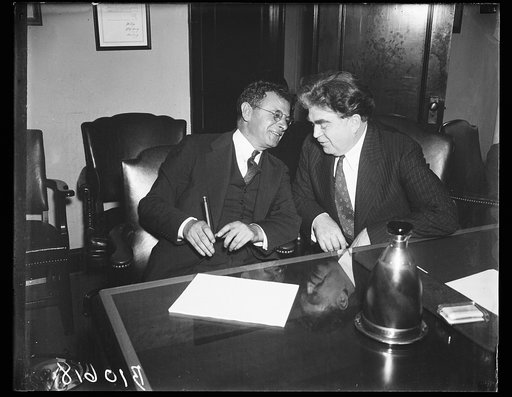 John J. Lewis, right