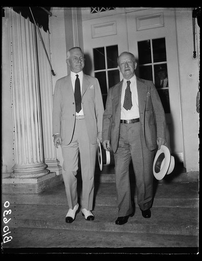 Men at White House, Washington, D.C.