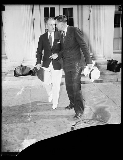 Men at White House, Washington, D.C.