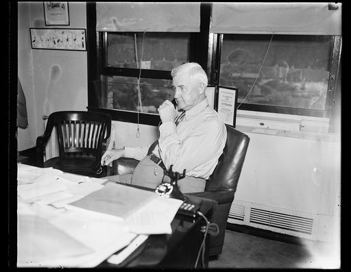 Jesse H. Jones at desk