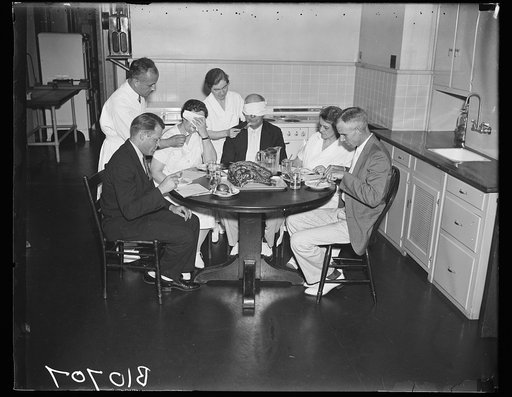 Meat testing at the U.S. Department of Agriculture, Beltsville, Maryland