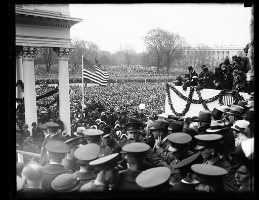 Inauguration of Franklin D. Roosevelt. Crowd outside U.S. Capitol, Washington, D.C.
