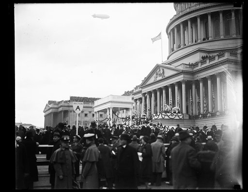 Inauguration of Franklin D. Roosevelt. Podium at U.S. Capitol, Washington, D.C.