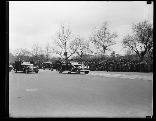 Inauguration of Franklin D. Roosevelt. Motorcade. Washington, D.C.