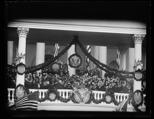Inauguration of Franklin D. Roosevelt. Roosevelt near podium, U.S. Capitol, Washington, D.C.