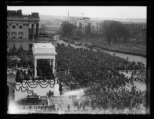 Franklin D. Roosevelt inauguration at U.S. Capitol, Washington, D.C.