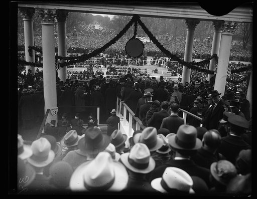 Franklin D. Roosevelt inauguration at U.S. Capitol, Washington, D.C.