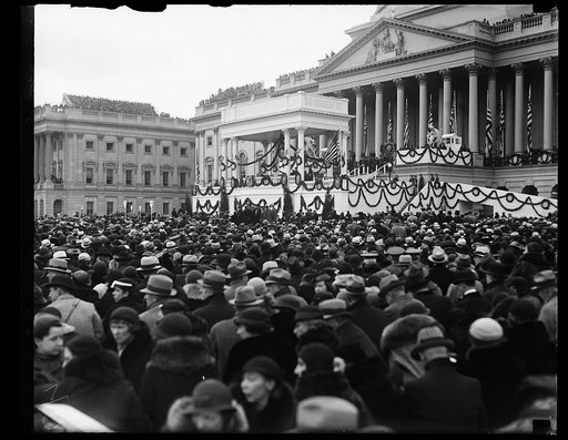 Franklin D. Roosevelt inauguration at U.S. Capitol, Washington, D.C.