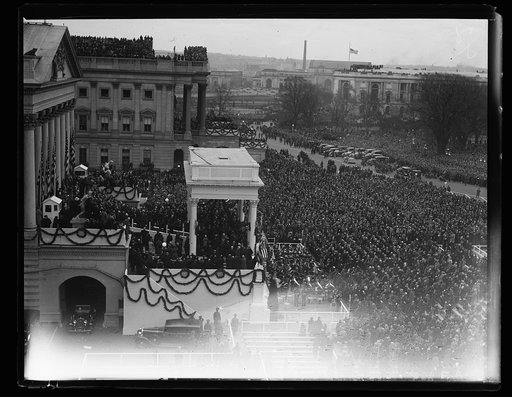 Franklin D. Roosevelt inauguration at U.S. Capitol, Washington, D.C.