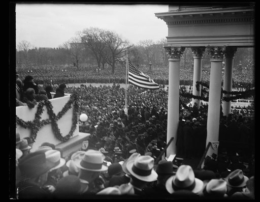 Franklin D. Roosevelt inauguration at U.S. Capitol, Washington, D.C.