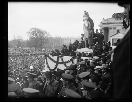 Franklin D. Roosevelt inauguration at U.S. Capitol, Washington, D.C.