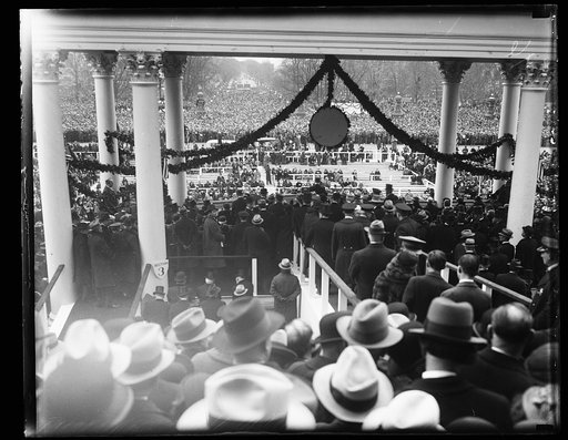 Franklin D. Roosevelt inauguration at U.S. Capitol, Washington, D.C.