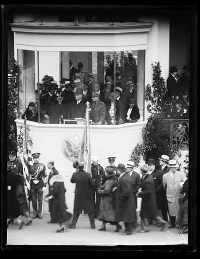 Franklin D. Roosevelt inauguration. Parade viewing stand. Washington, D.C.