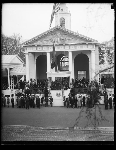 Franklin D. Roosevelt inauguration. Parade viewing stand. Washington, D.C.