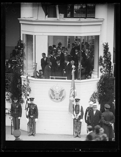 Franklin D. Roosevelt inauguration. Parade viewing stand. Washington, D.C.