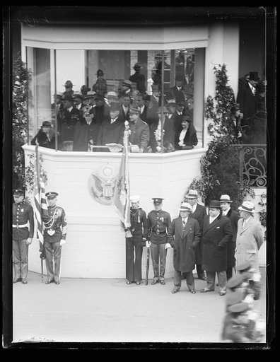 Franklin D. Roosevelt inauguration. Parade viewing stand. Washington, D.C.