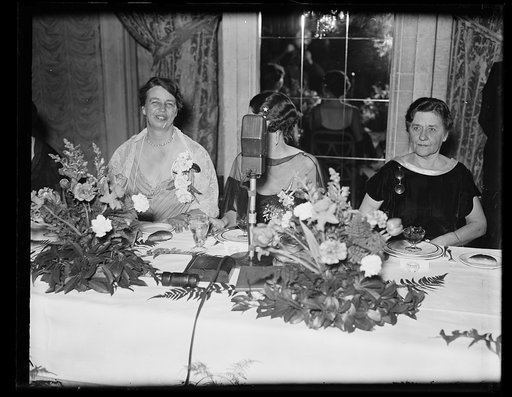 MRS. ROOSEVELT WITH MRS. JOHN GARNER