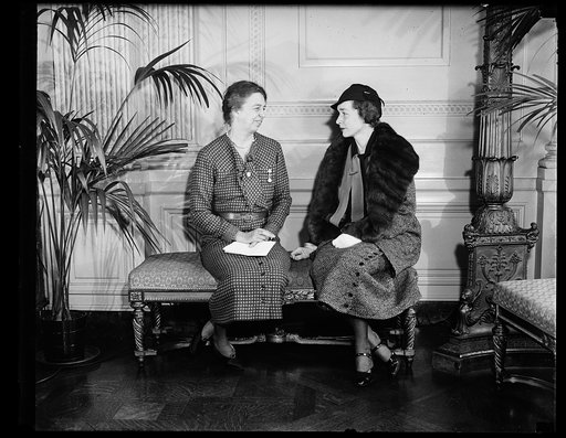 MRS. ROOSEVELT AND CAROLYN THOMPSON