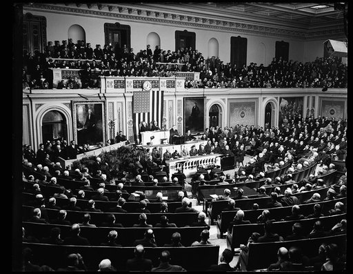 ROOSEVELT ADDRESSES 74TH CONGRESS