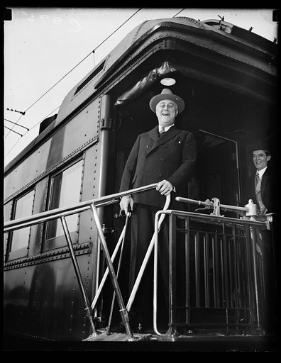 ROOSEVELT RETURNS. PRESIDENT ROOSEVELT RETURNS FROM HIS SHORT TRIP TO HYDE PARK APPARENTLY AS FIT AS A FIDDLE AND READY FOR ANY SORT OF BATTLE WITH THE SENATE THAT IS NECESSARY TO BREAK THE DEAD-LOCK ON THIS RELIEF PROGRAM