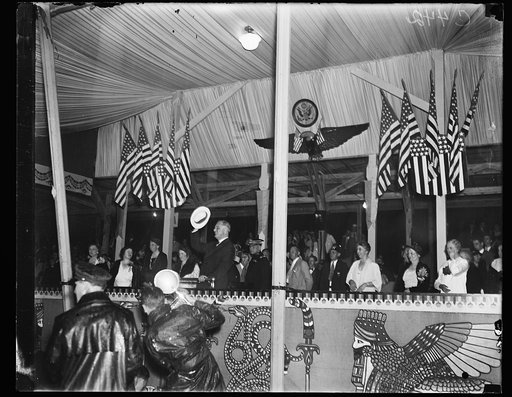 PRESIDENT ROOSEVELT AND DANA S. WILLIAMS