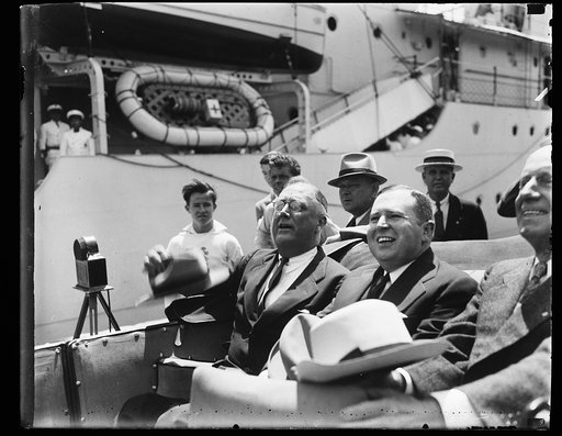 PRESIDENT ROOSEVELT WITH GOV. DAVE SHOLTZ OF FLORIDA