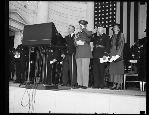 FRANKLIN D. ROOSEVELT AT ARLINGTON ARMISTICE DAY