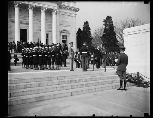 PRESIDENT FRANKLIN D. ROOSEVELT UNKNOWN SOLDIER'S TOMB, ARLINGTON