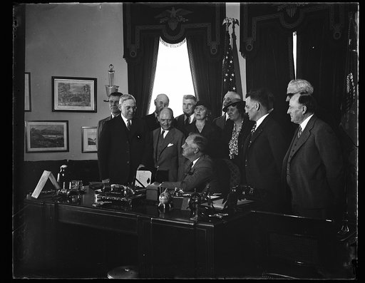 COLORADO V.F.W.'S AND PRESIDENT ROOSEVELT