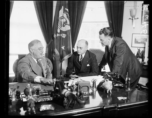 MILLARD N. RICE; COMDR. KEANNY, VETERANS OF FOREIGN WARS; PRESIDENT ROOSEVELT