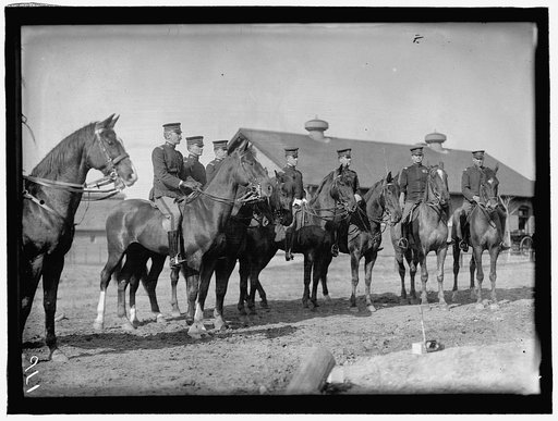 FORT MYER HORSE SHOWS. ARMY OFFICERS WHO TOOK PART IN LONDON HORSE SHOW