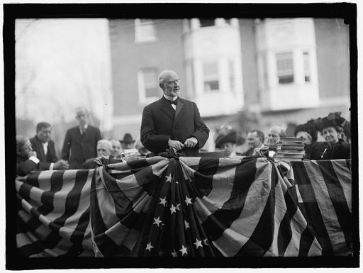 SIBLEY MEMORIAL HOSPITAL CORNERSTONE LAYING. BISHOP CRANSTON, SPEAKING