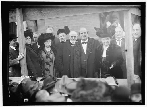 SIBLEY MEMORIAL HOSPITAL CORNERSTONE LAYING. EARL CRANSTON; WILLIAM JENNINGS BRYAN
