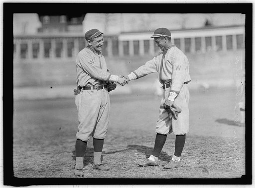 William "Germany" Schaefer and Merito Acosta, Washington AL, at University of Virginia, Charlottesville (baseball)