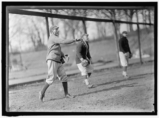 Bert Gallia, Joe Boehling, unidentified, Washington AL (baseball)