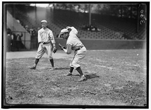 Bobby Wallace with ball in hand, St. Louis AL (baseball)