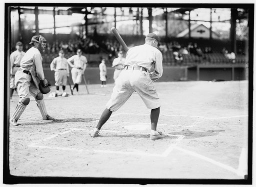 Joe Jackson, Cleveland AL, at National Park, Washington, D.C. (baseball)
