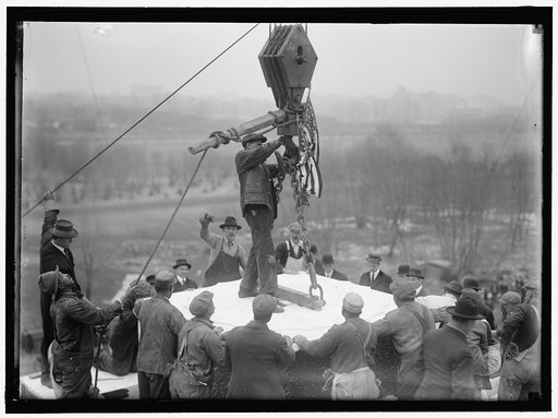 Lincoln Memorial, Washington, D.C. Laying cornerstone