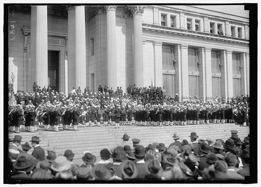LIBERTY LOANS. SOUSA'S BAND PLAYING FOR 4TH LIBERTY LOAN DRIVE