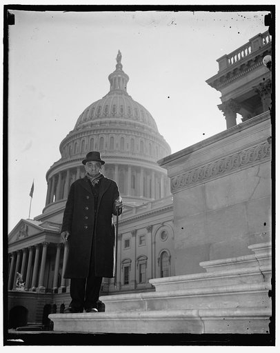 Ex-slave guest of president in Capital.  Washington, D.C. Feb. 17--The thrill of a lifetime came to William Andrew Johnson, 79-year-old ex-slave of President Andrew Jackson [i.e. Johnson], today as he arrived in the Capital to be the guest of President Roosevelt--at the expense of the Chief Executiv