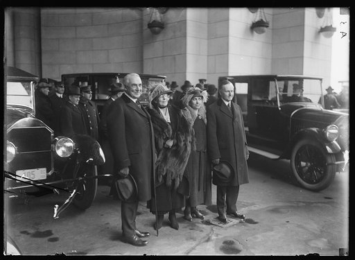 Warren G. Harding, Florence Harding, Grace Coolidge, and Calvin Coolidge, Washington, D.C.