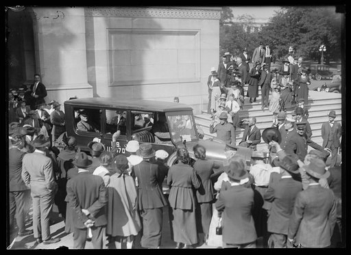 Automobile with John J. Pershing? at U.S. Capitol, Washington, D.C.