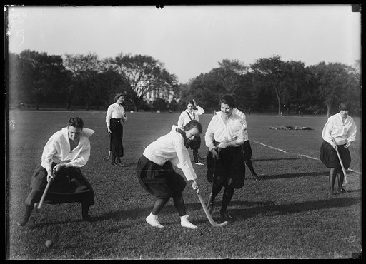Field hockey near White House, Washington, D.C.