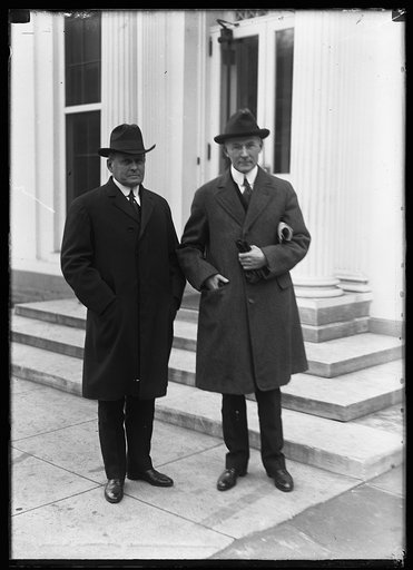 Men at White House, Washington, D.C.